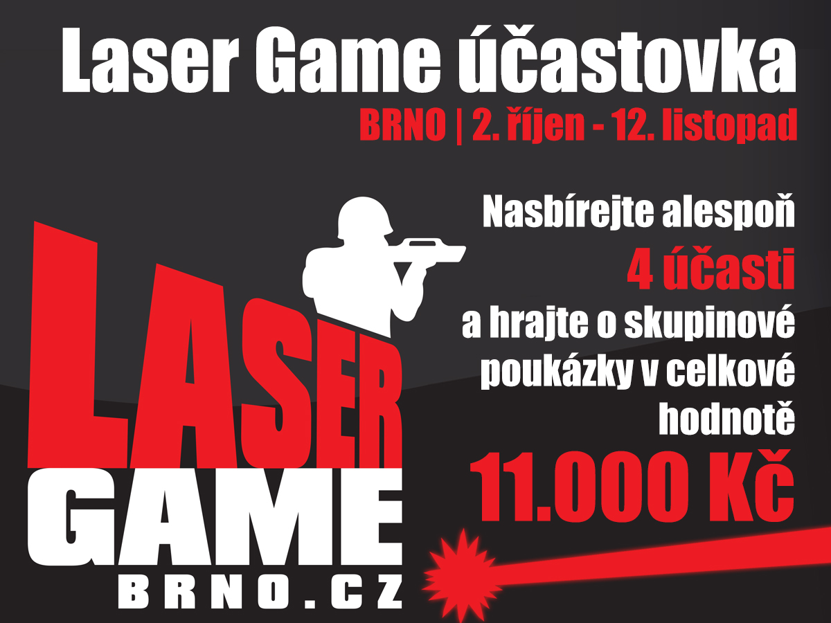 Laser game Brno účastovka