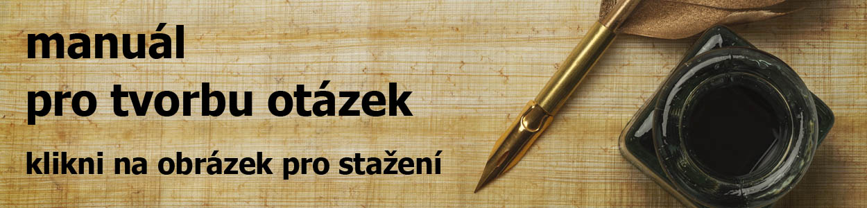 Manuál pro tvorbu otázek